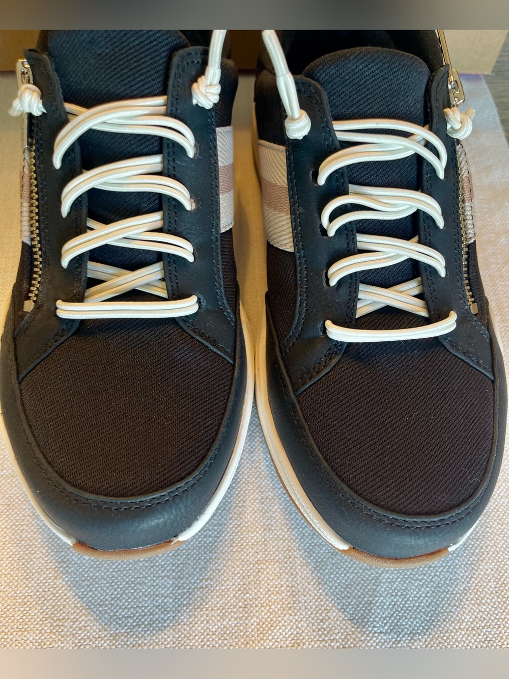 NIB RYKA CAREFREE ZIP BLACK SPORT LIFESTYLE WALKING SNEAKER WOMENS 7.5 - Picture 7 of 15